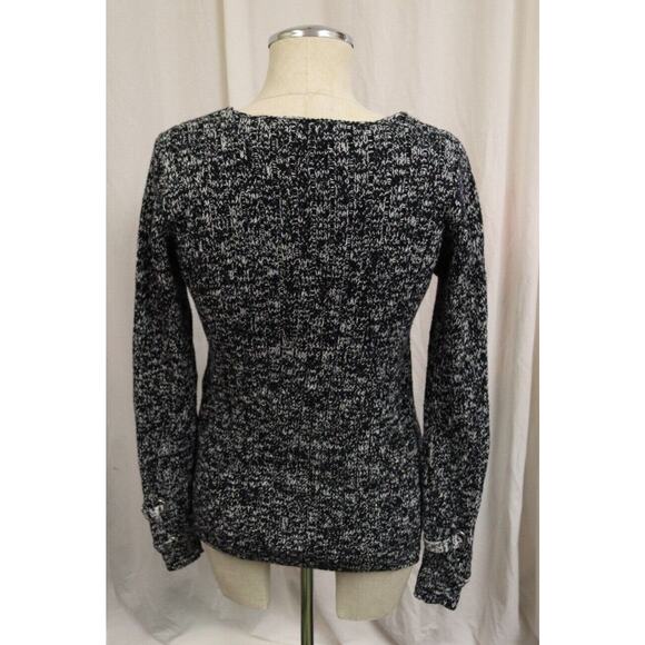 Guess Sweater Black Grey White Size Small Long Sleeves (13) - Picture 8 of 12